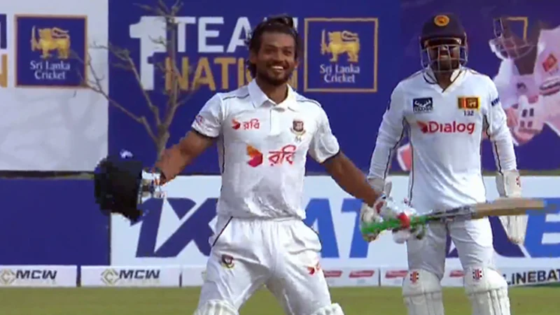 ১৯ মাস পর শান্তর সেঞ্চুরি, মুশফিকও সেঞ্চুরির দ্বারপ্রান্তে