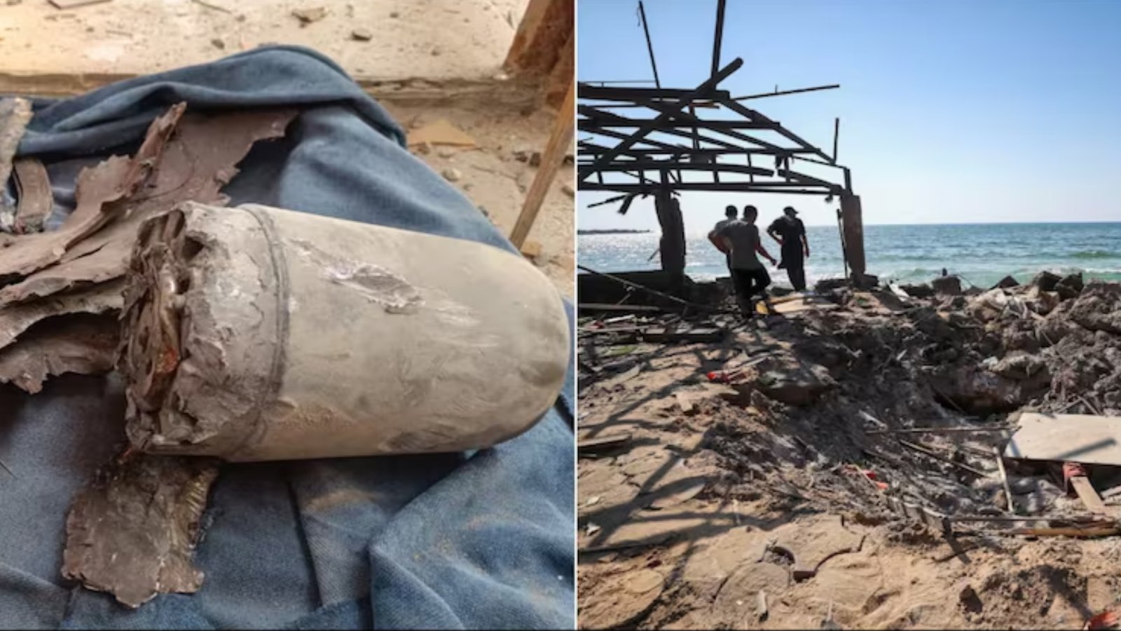 গাজার একটি ক্যাফেতে ৫০০ পাউন্ডের মার্কিন বোমা দিয়ে হামলা!