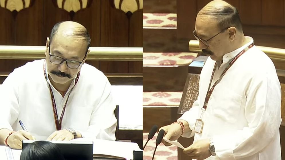 ভারতের রাজ্যসভায় শপথ নিলেন হর্ষ বর্ধন শ্রিংলা