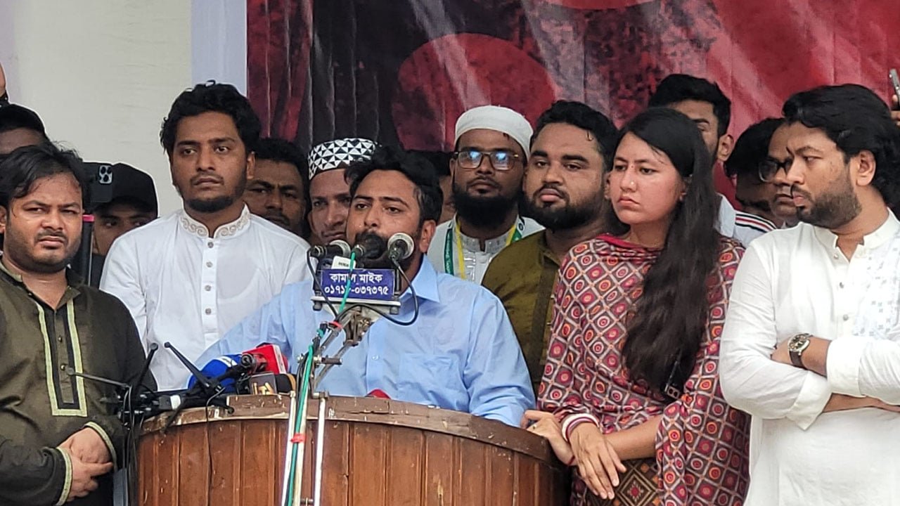 বিচার ও সংস্কার ছাড়া নির্বাচন অর্থহীন: নাহিদ ইসলাম